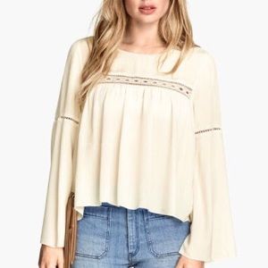 Brand new Blouse cream white freepeople style